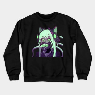 Lovecraft Anime Catgirl Biomech Crewneck Sweatshirt